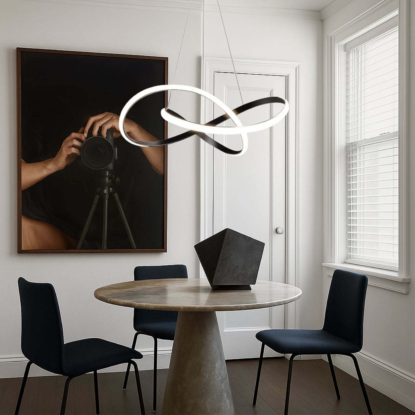 Camara Modern Pendant Lamp Dining Room Aluminum