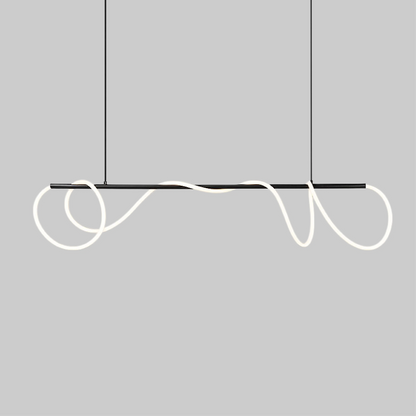 Delyra Linear Pendant Lamp for Above the Dining Table or Kitchen