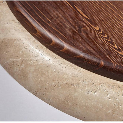 Palora Wabi Sabi Travertine LED Ceiling Lamp