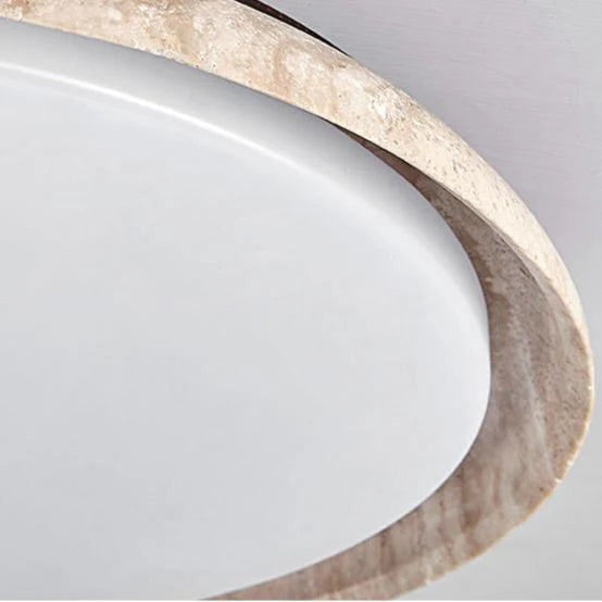 Palora Wabi Sabi Travertine LED Ceiling Lamp