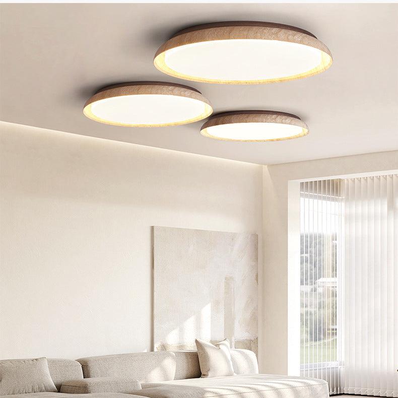 Palora Wabi Sabi Travertine LED Ceiling Lamp