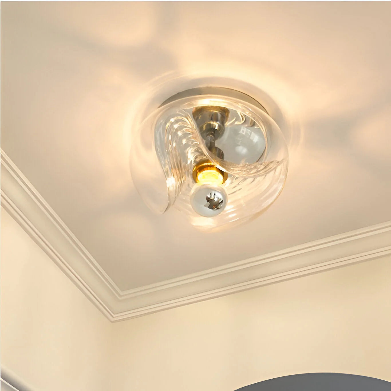 Vireon French Vintage Medieval Bauhaus Ceiling Lamp