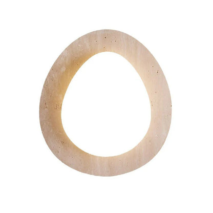 Calla Cream Travertine LED Ceiling Lamp