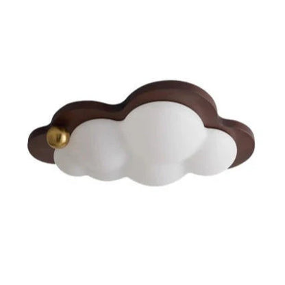 Celestra Retro Wooden LED Ceiling Lamp