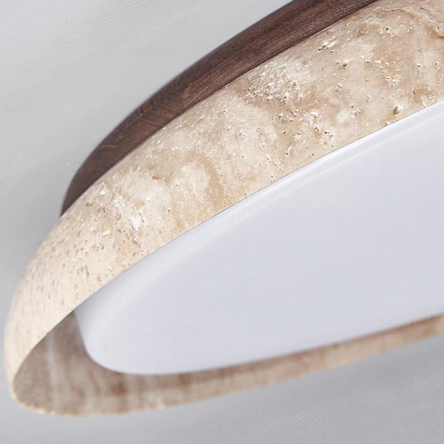 Palora Wabi Sabi Travertine LED Ceiling Lamp