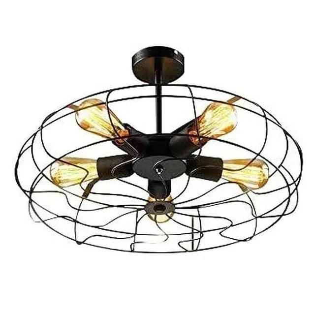 Helia Retro Cage Ceiling Lamp