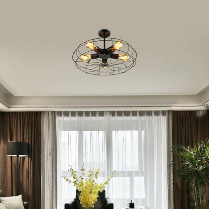 Helia Retro Cage Ceiling Lamp