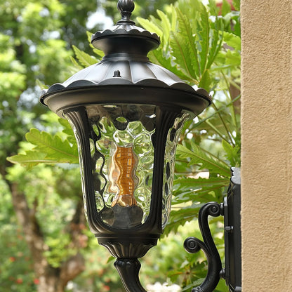 Verenia Retro Glass Outdoor Wall Lamp