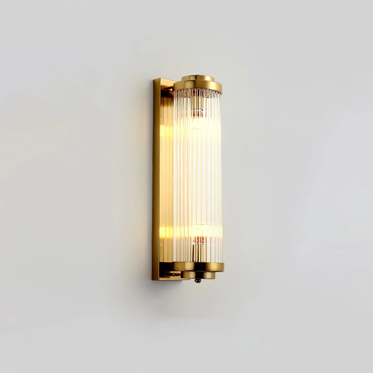 Elarisca Vintage Glass Wall Lamp with LED in Retro Style