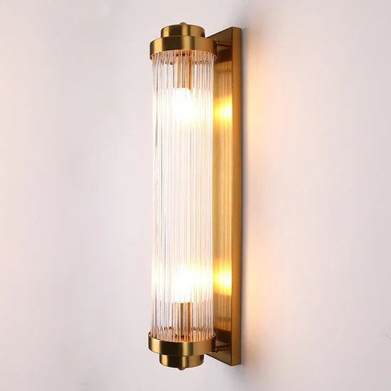 Elarisca Vintage Glass Wall Lamp with LED in Retro Style