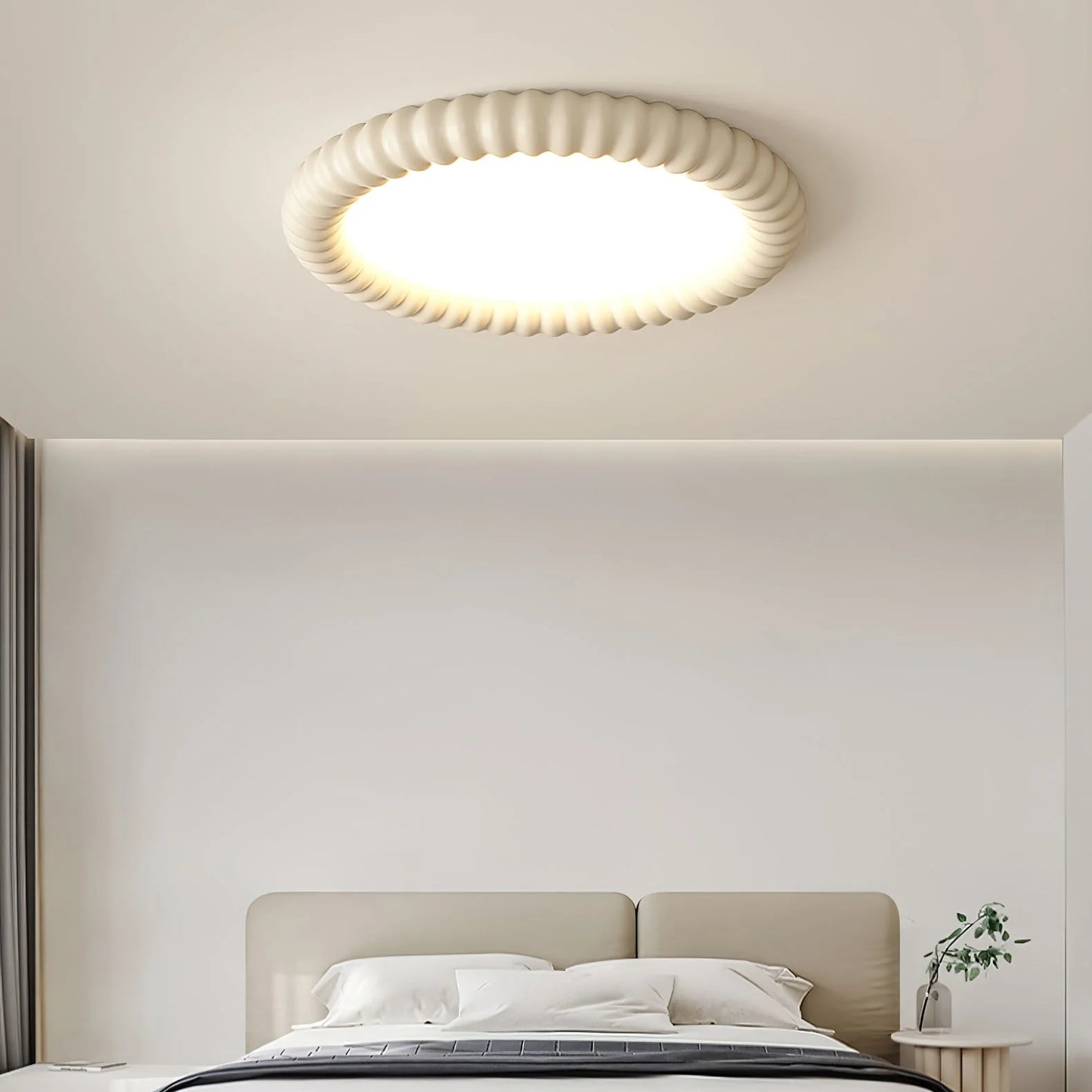 Aetheria Modern Ceiling Lamp with a Wavy Design