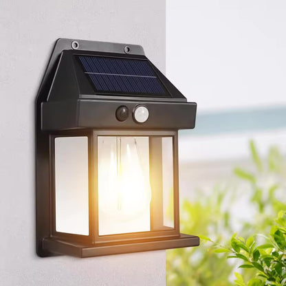 Tungsten Filament Solar Wall Lantern (Pack of 2)