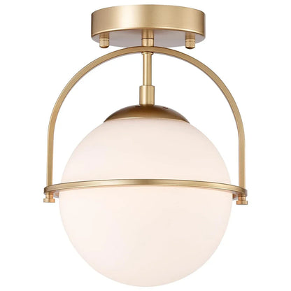 Corinna Scandinavian Milk Glass Ceiling Lamp