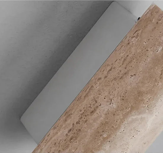 Vionelle Modern Natural LED Wall Lamp in Travertine