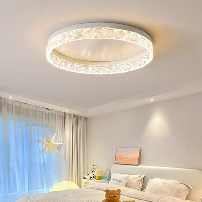 Evara Nordic Crystal LED Ceiling Lamp