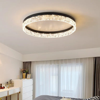 Evara Nordic Crystal LED Ceiling Lamp