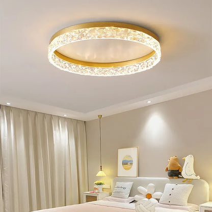 Evara Nordic Crystal LED Ceiling Lamp