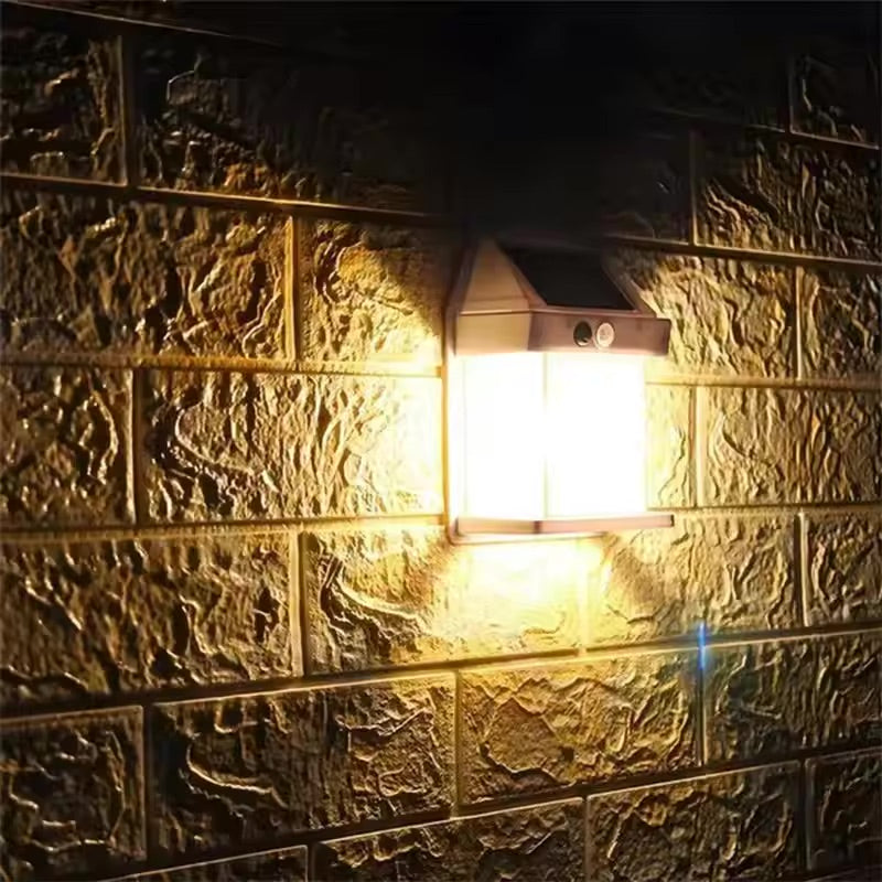 Tungsten Filament Solar Wall Lantern (Pack of 2)