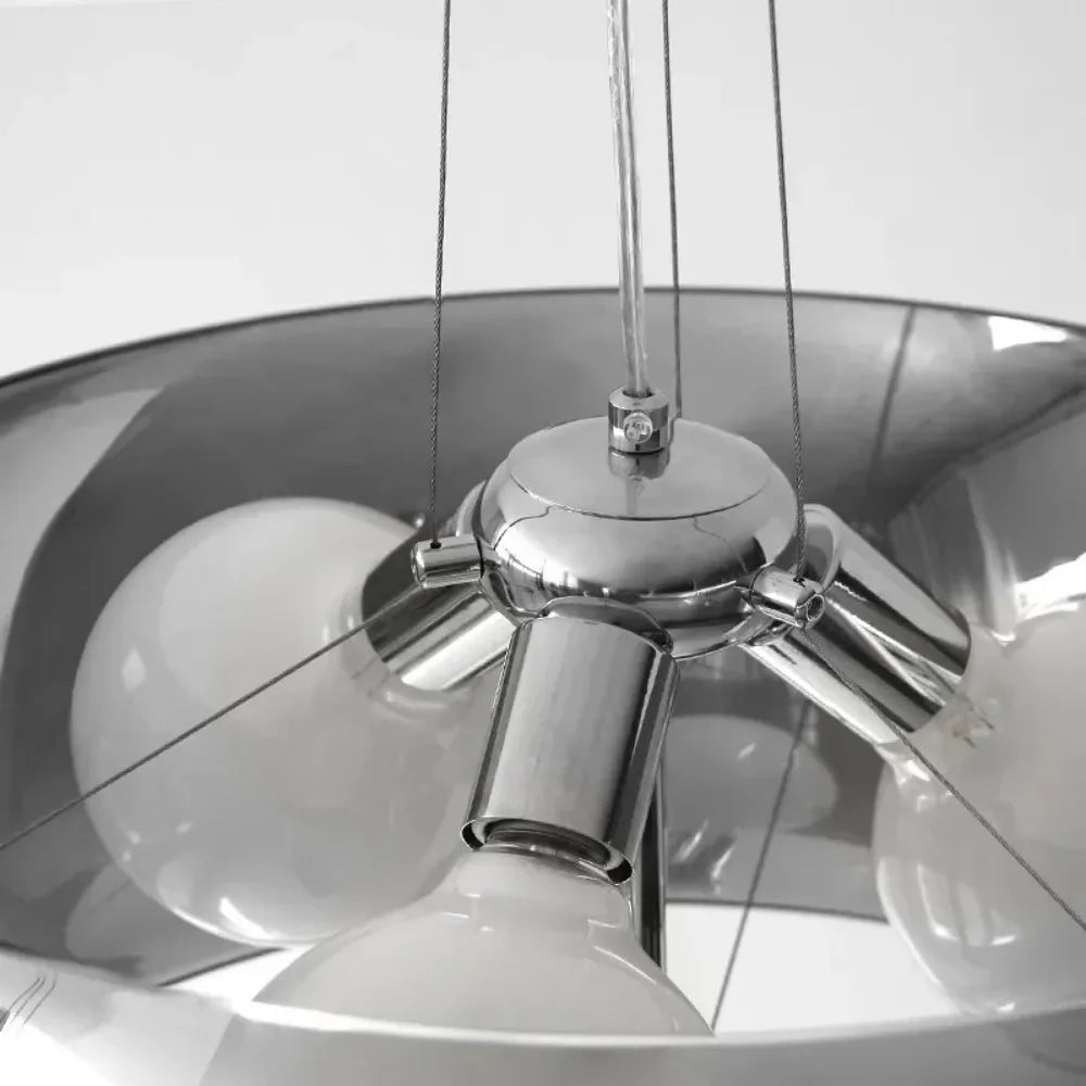 Aurion Modern Glass LED Pendant Light for Kitchen, Living Room, and Dining Room