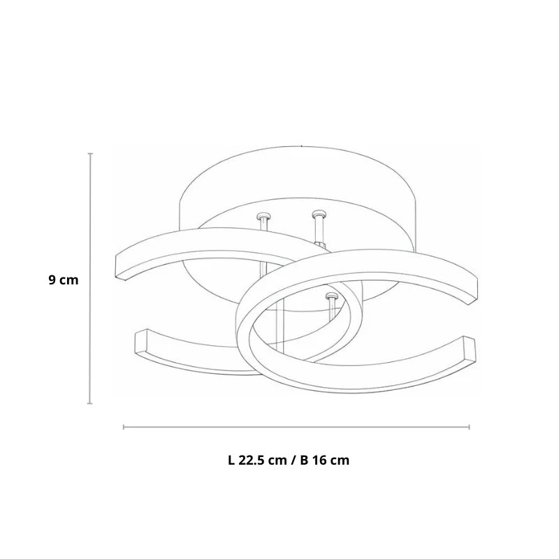 Acantha Modern LED Ceiling Lamp