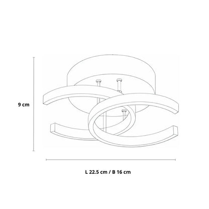 Acantha Modern LED Ceiling Lamp