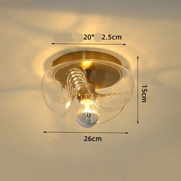 Vireon French Vintage Medieval Bauhaus Ceiling Lamp