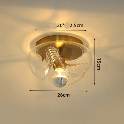 Vireon French Vintage Medieval Bauhaus Ceiling Lamp