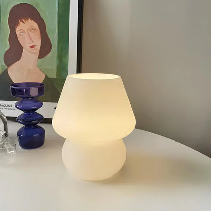 Hand-Blown Glass Lamp