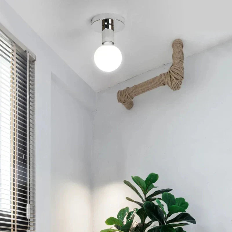 Minerva Industrial Metal Retro Ceiling Lamp