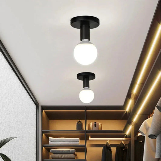 Minerva Industrial Metal Retro Ceiling Lamp