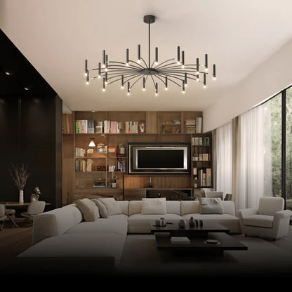 Clarona Elegant Chandelier with Candle Lights