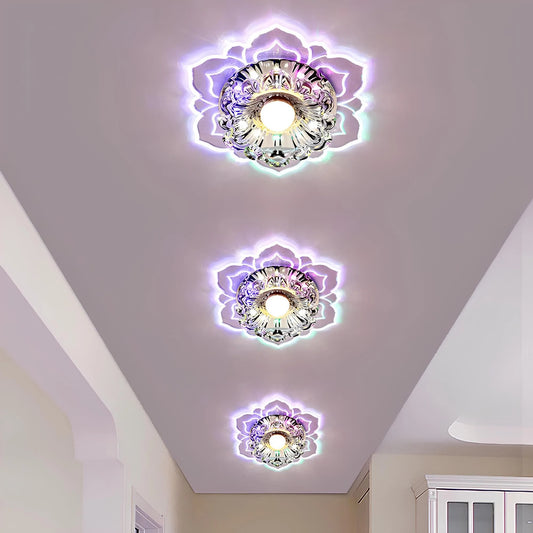 Mirella Elegant Crystal LED Ceiling Lamp with Modern Design