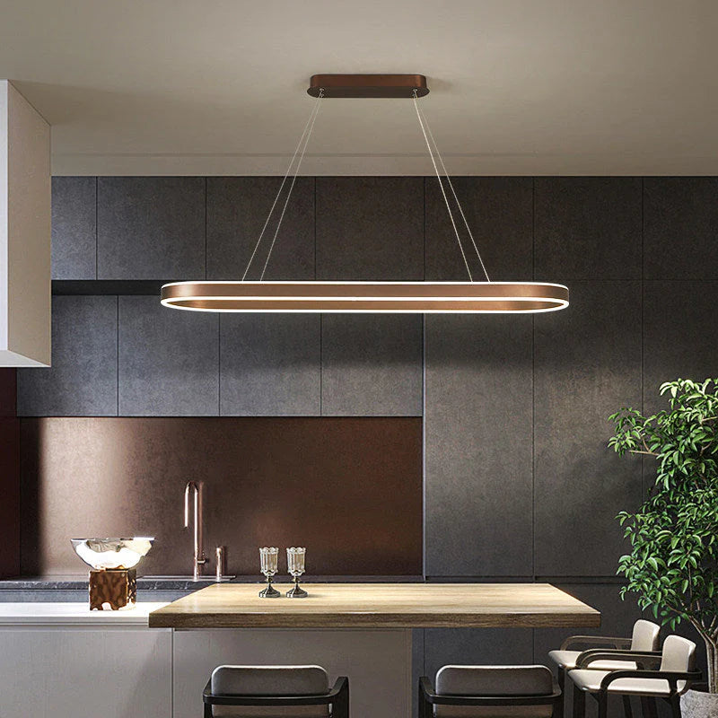 Tressa Kitchen Pendant Lamp Rose Gold