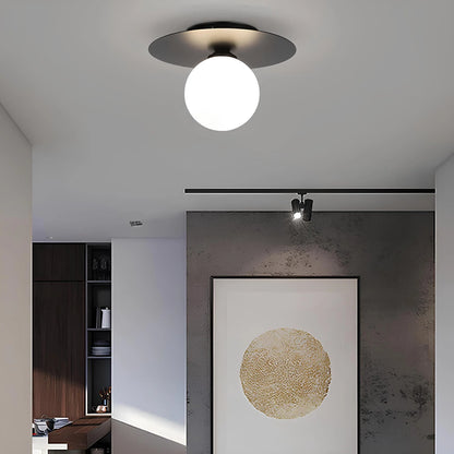 Alura Gold LED Ceiling Lamp with Timeless Spherical Design
