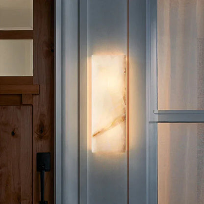Evania - Modern Marble LED Outdoor Wall Lamp