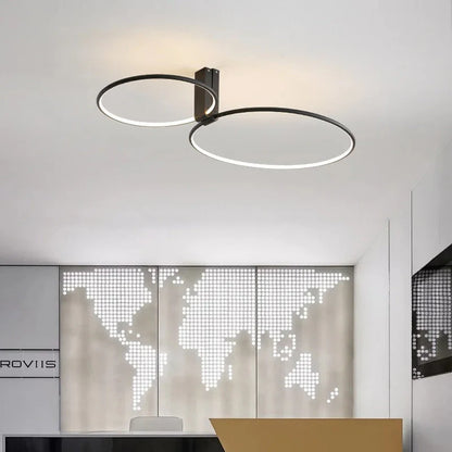 Aurenza Modern Round LED Ceiling Lamp for Living Room or Bedroom