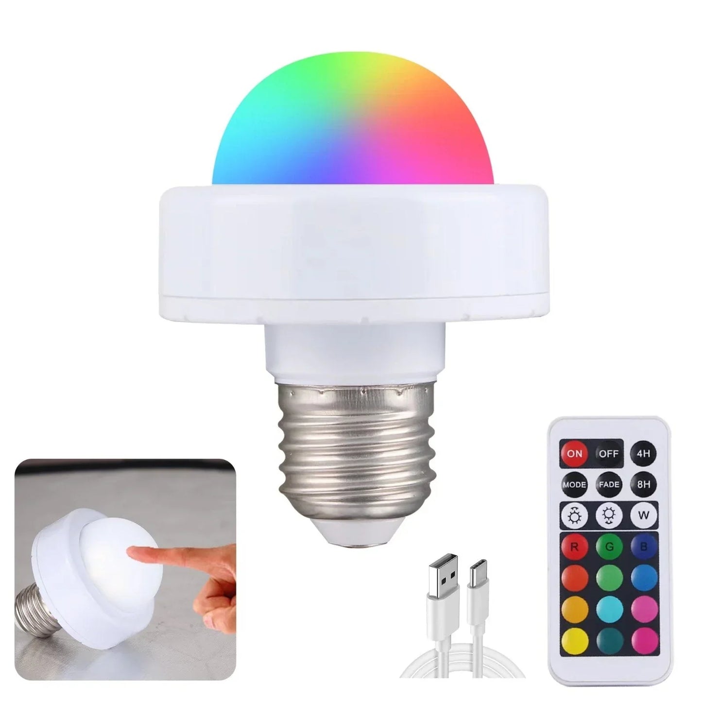 Rechargeable Light Bulb (Set of 2)